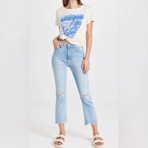 MOTHER The Hustler Ankle Chew Denim Jeans